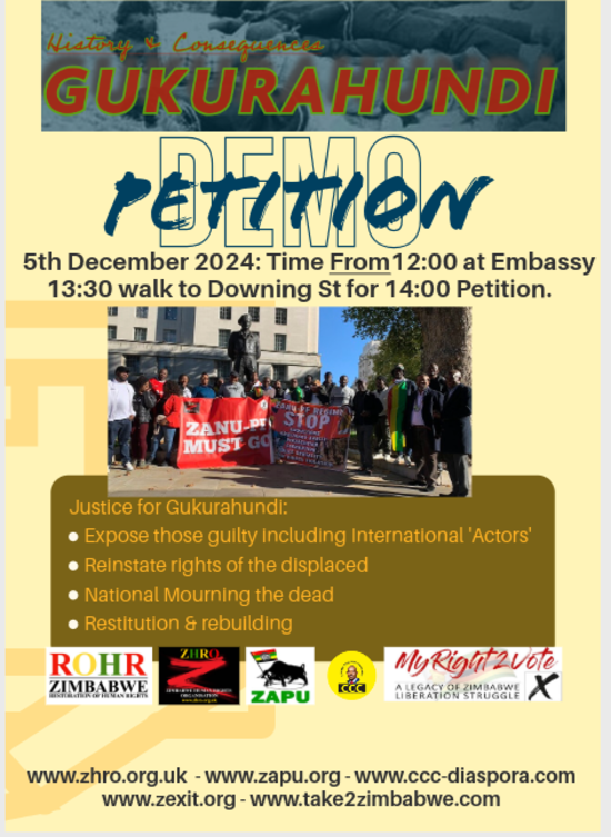 London Gukurahundi Petition